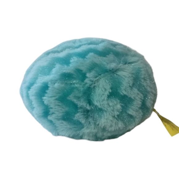 Peeps Bunny Rabbit Plush Blue Aqua Chevron Textured Pattern Stuffed Animal - Picture 6 of 16